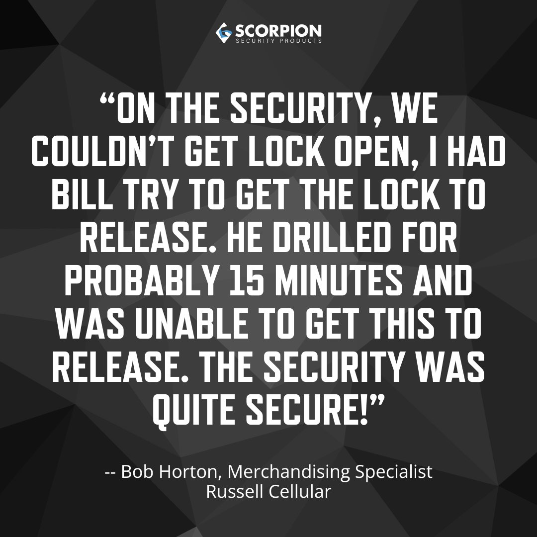 ScorpionSecure's tweet photo. Grateful for the kind words and heartfelt testimonial from Bob. Their experience speaks volumes about the impact our services have on people's lives. Thank you for sharing your story! #retailtheft #scorpionsecure https://t.co/uzoHhiALE5