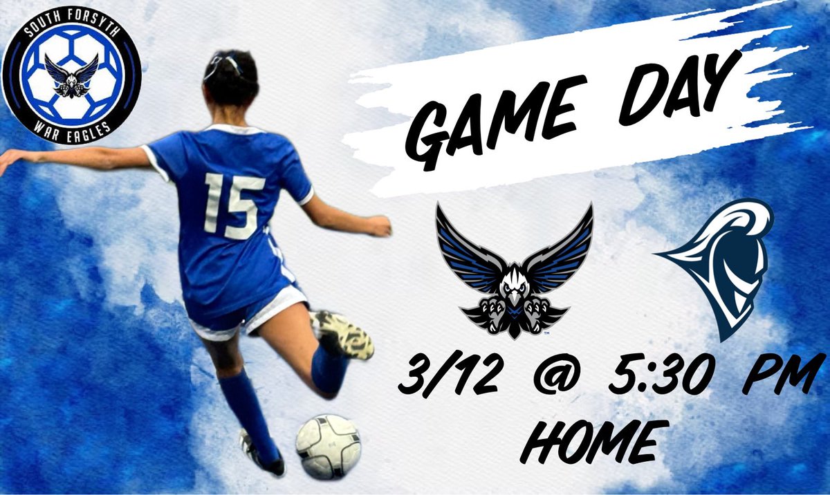 Let’s go South! Come cheer on the Lady War Eagles as they face the Paladins!

<a href="/OfficialGHSA/">GHSA</a> <a href="/SouthForsythHS/">SouthForsythHS</a> <a href="/MaxPreps/">MaxPreps</a> <a href="/TopDrawerSoccer/">TopDrawerSoccer</a> <a href="/TheSoccerWire/">SoccerWire</a> <a href="/PrepSoccer/">Prep Soccer ⚽️</a>