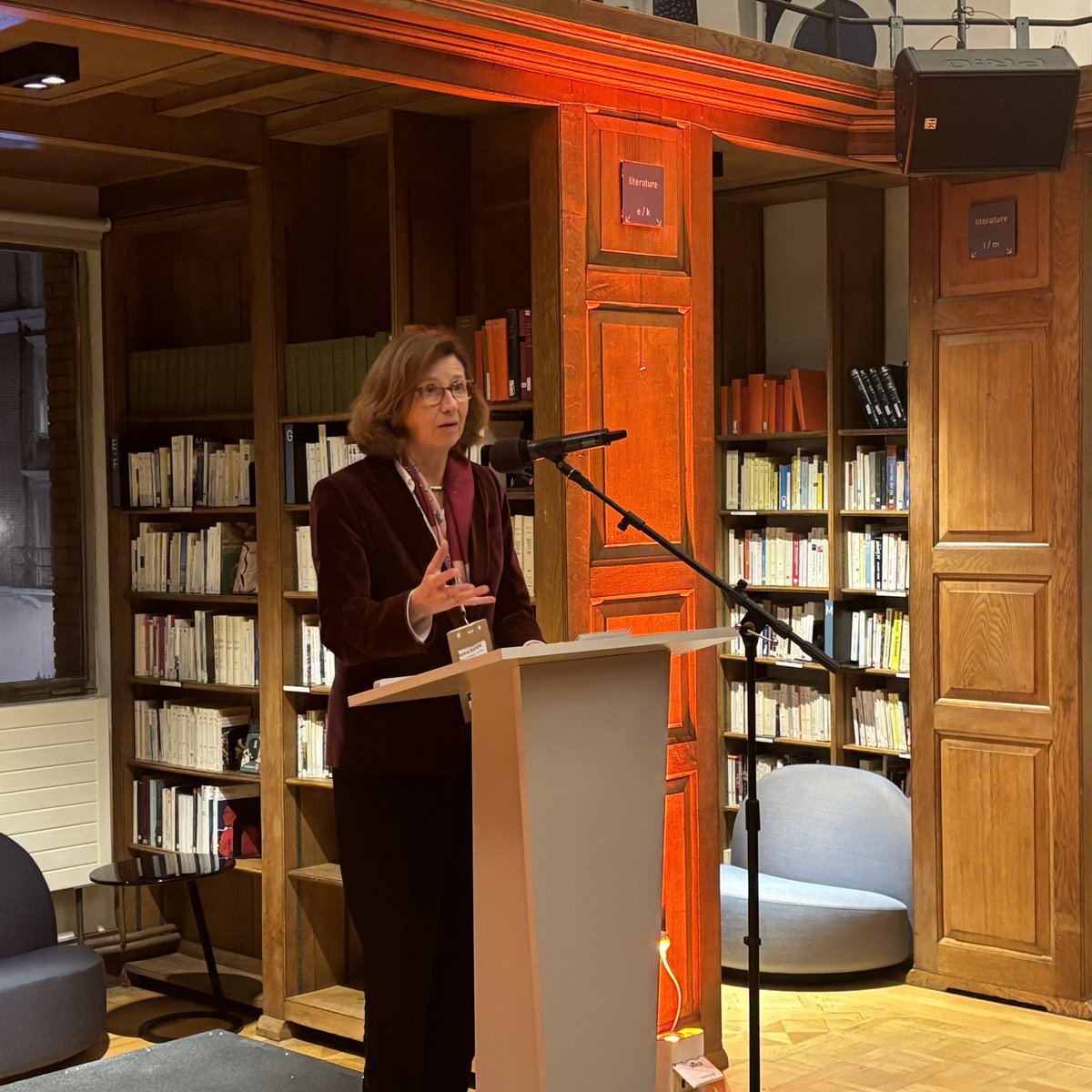 ifru_london's tweet photo. On the occasion of the @LondonBookFair, @AmbDuchene, Ambassador of France to the UK, welcomes French publishers @ifru_london along with Olivier Roche @bief_France and @Joannechocolat, president of the jury for the #EntenteLitterairePrize @RSLiterature https://t.co/5JtI9PcqVw