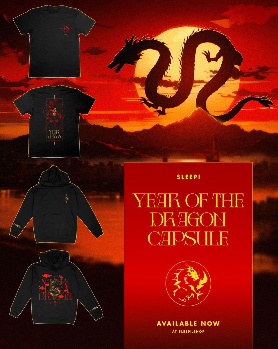 Did you grab your Year of the Dragon merch? tag us!
