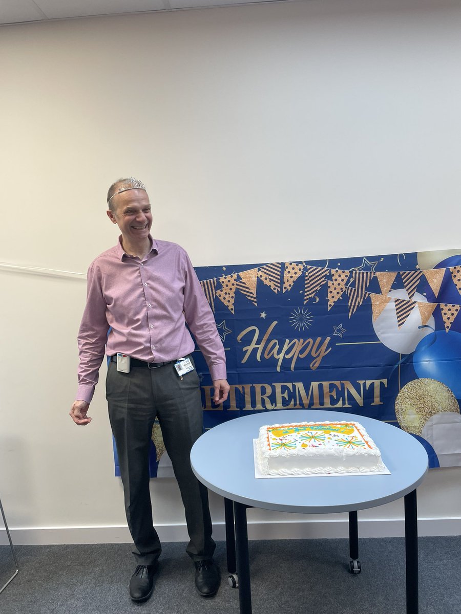 Sad day today saying farewell to this pharmacy legend! Mike has worked @UHSFT for 24 years and for many of those has played a key role in supporting our antimicrobial/AMR/IP&C programmes as part of the pharmacymicro team. Enjoy your retirement Mike! @UHS_IPT