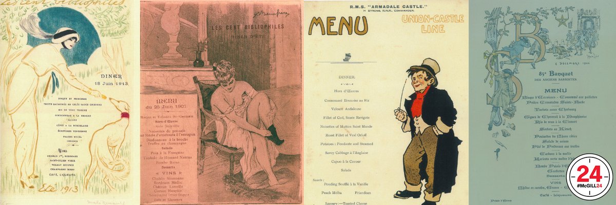 Using “menus as peepholes tempting us to glimpse meals once enjoyed by royalty and rogues.” I didn’t even know the McGill Library had a collection of menus. This event tomorrow sounds like fun mcgill.ca/library/channe…