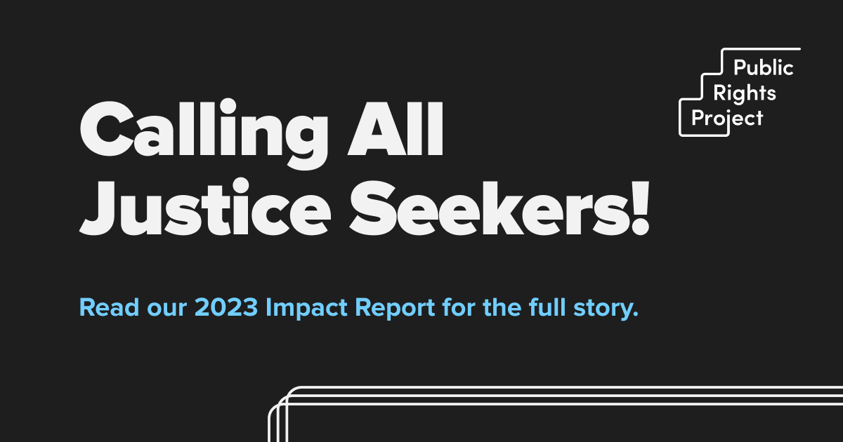 publicrightspro's tweet photo. 📣Just published📣
Last year, PRP protected reproductive rights for millions, secured freer and fairer elections, and sought justice for marginalized communities across America.
Read more in our new 2023 Impact Report: https://t.co/1UddBr9m6K
#PublicRightsProject #ImpactReport