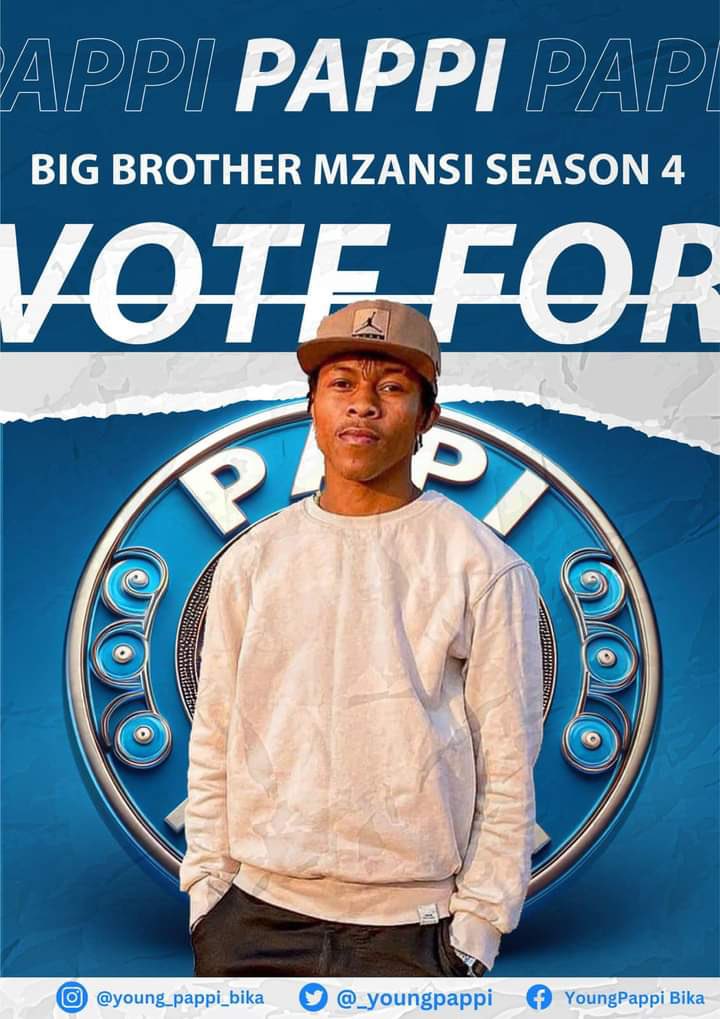 Pappination! It’s time to vote for your boy. Let’s make every vote count and keep our boy in the game. Not sure how to vote? Follow the instructions below and get those fingers clicking. #bbmzansi #YoungPappi