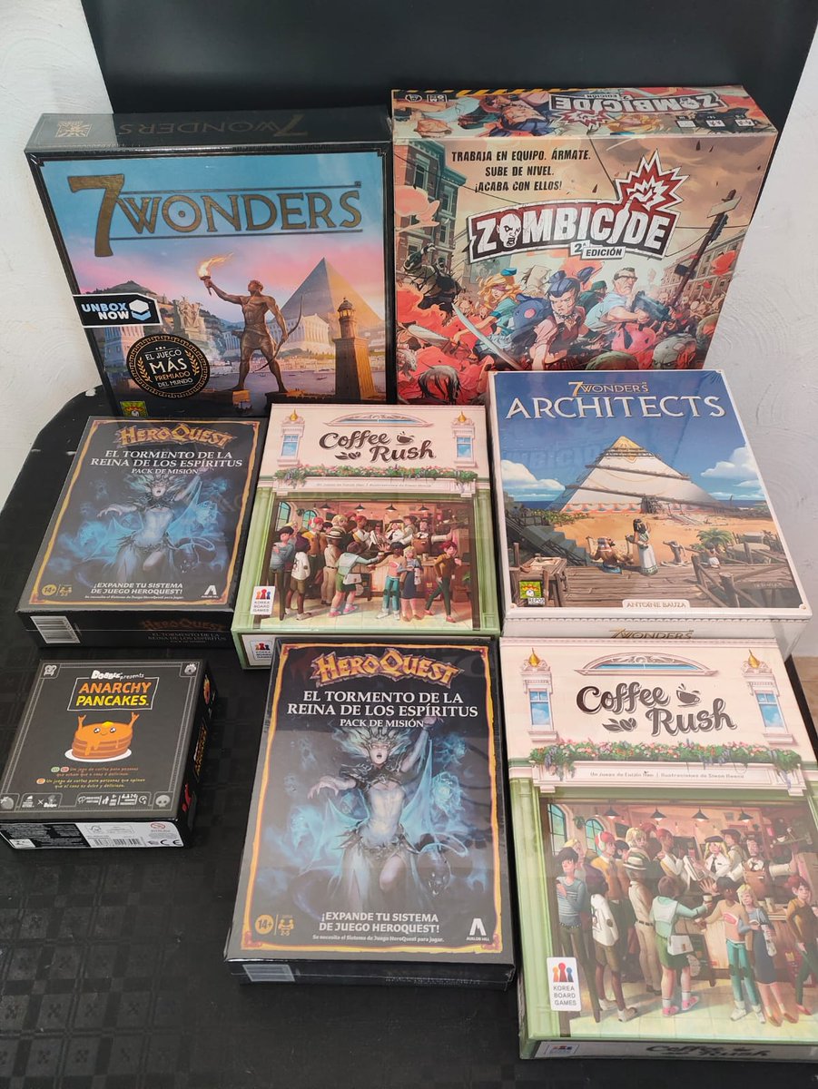 factoriadeljoc's tweet photo. 💥Super reposición juegos de mesa💥🎲 👀👏🏻👏🏻 💪🏻🔝🔝🤩🥳
#lafactoriadeljoc #jocsdetaula #juegosdemesa #comerçdeproximitat #comerçlocal #tienda #ocio #reposiciones #novedades #lleida https://t.co/pjCan4vpy8