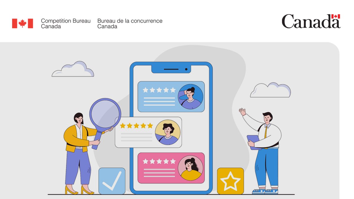 🔍 Need help spotting fake reviews when you shopping online?

Red flags include sudden spikes in positive or negative reviews, or only positive comments.

Before making a purchase online, learn how to recognize fake reviews: canada.ca/en/competition… 

#FPM2024