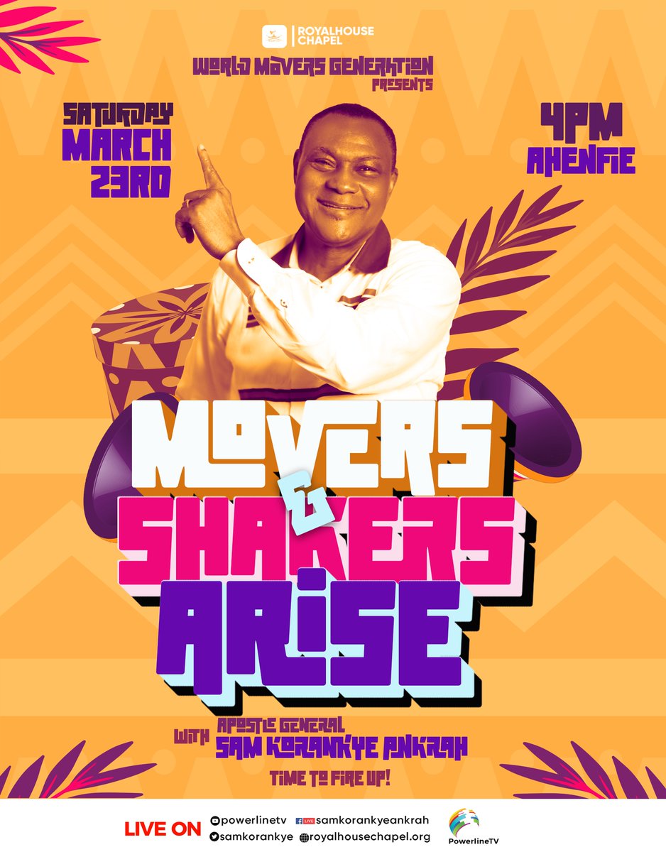 Where are all my awesome Movers and Shakers? This March 23rd, I want all of you to join me for a special event called “Movers and Shakers Arise” happening at Ahenfie, 4PM sharp. Let’s get fired up together! 🔥 Can't wait to see you all there! #WMG #WMGArise
