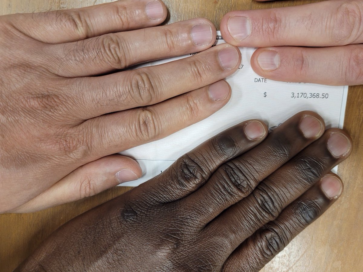 (Not allowed to show ⁦<a href="/LawSocietyBC/">Law Society</a>⁩ cheque, for obvious reasons). 

So grateful to every lawyer in BC⁩ for contributing to @⁦theCLBC⁩ work to ensure that everyone has access to GREAT digital &amp; print legal resources, skilled library staff and public technology!