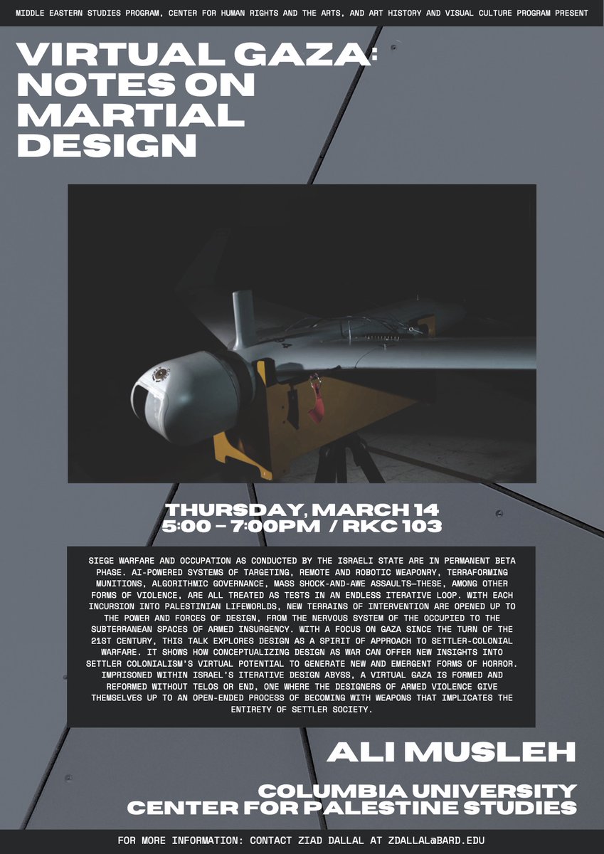 Middle Eastern Studies at Bard College tweet media