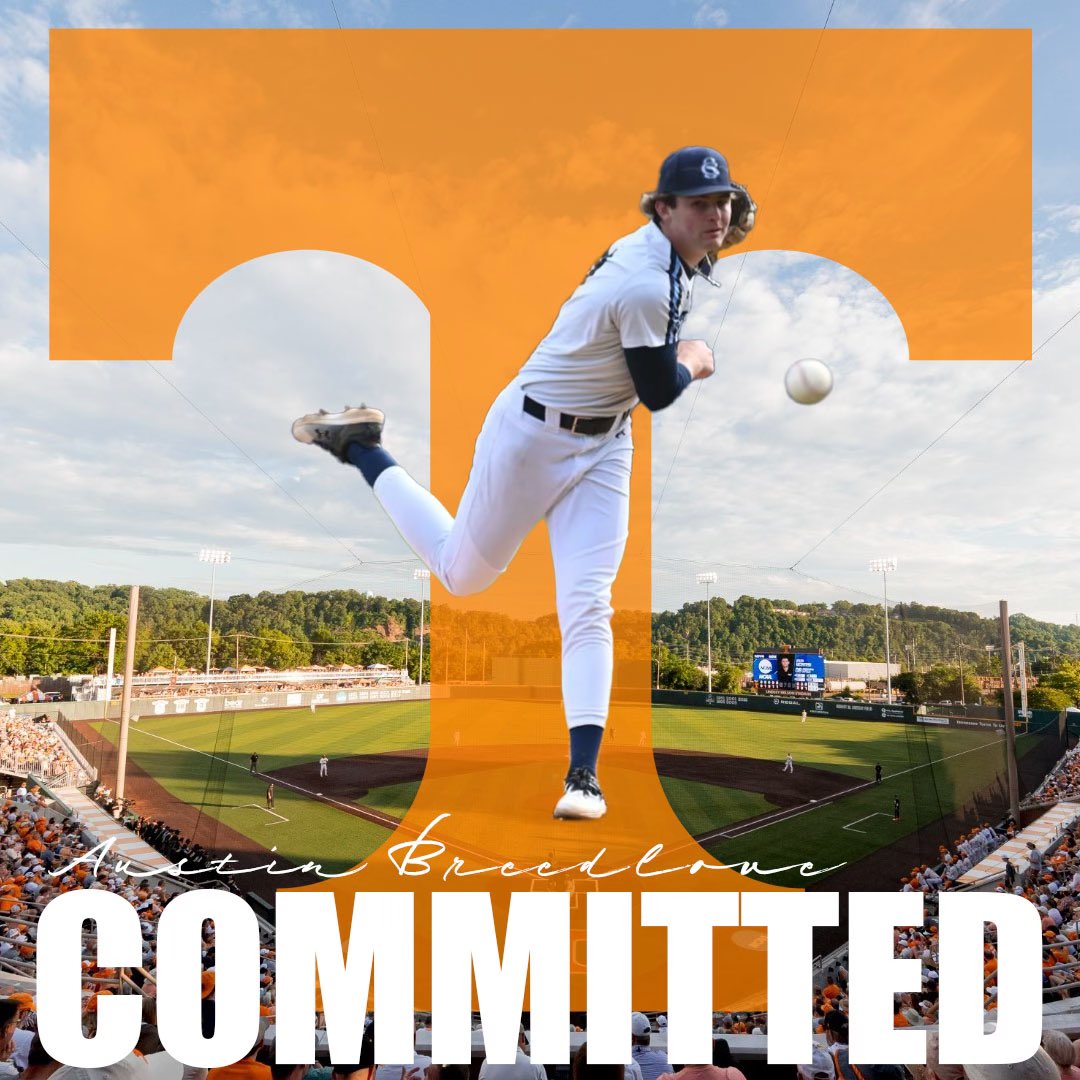 Austin Breedlove (@austinbreedlov5) on Twitter photo Proverbs 19:21
Excited to announce that I will be continuing my academic and athletic career at the University of Tennessee. Thankful to everyone who helped me get to this point. I couldn’t have done it alone! Go Vols <a href="/Vol_Baseball/">Tennessee Baseball</a> Proverbs 19:21
Excited to announce that I will be continuing my academic and athletic career at the University of Tennessee. Thankful to everyone who helped me get to this point. I couldn’t have done it alone! Go Vols <a href="/Vol_Baseball/">Tennessee Baseball</a>