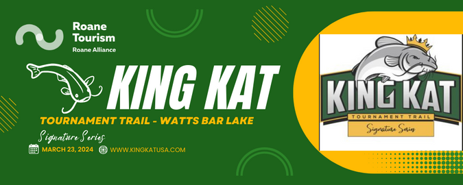 VisitRoane's tweet photo. ๐ฃ Get ready, anglers! The #KingKat #catfishtournament is making a splash at #WattsBarLake on March 23rd! Don't miss out โ register your team now at https://t.co/HpEF12M1cx and reel in the excitement! ๐ #wheninroane #roanecountytn #catfish https://t.co/Qnc3912kqj
