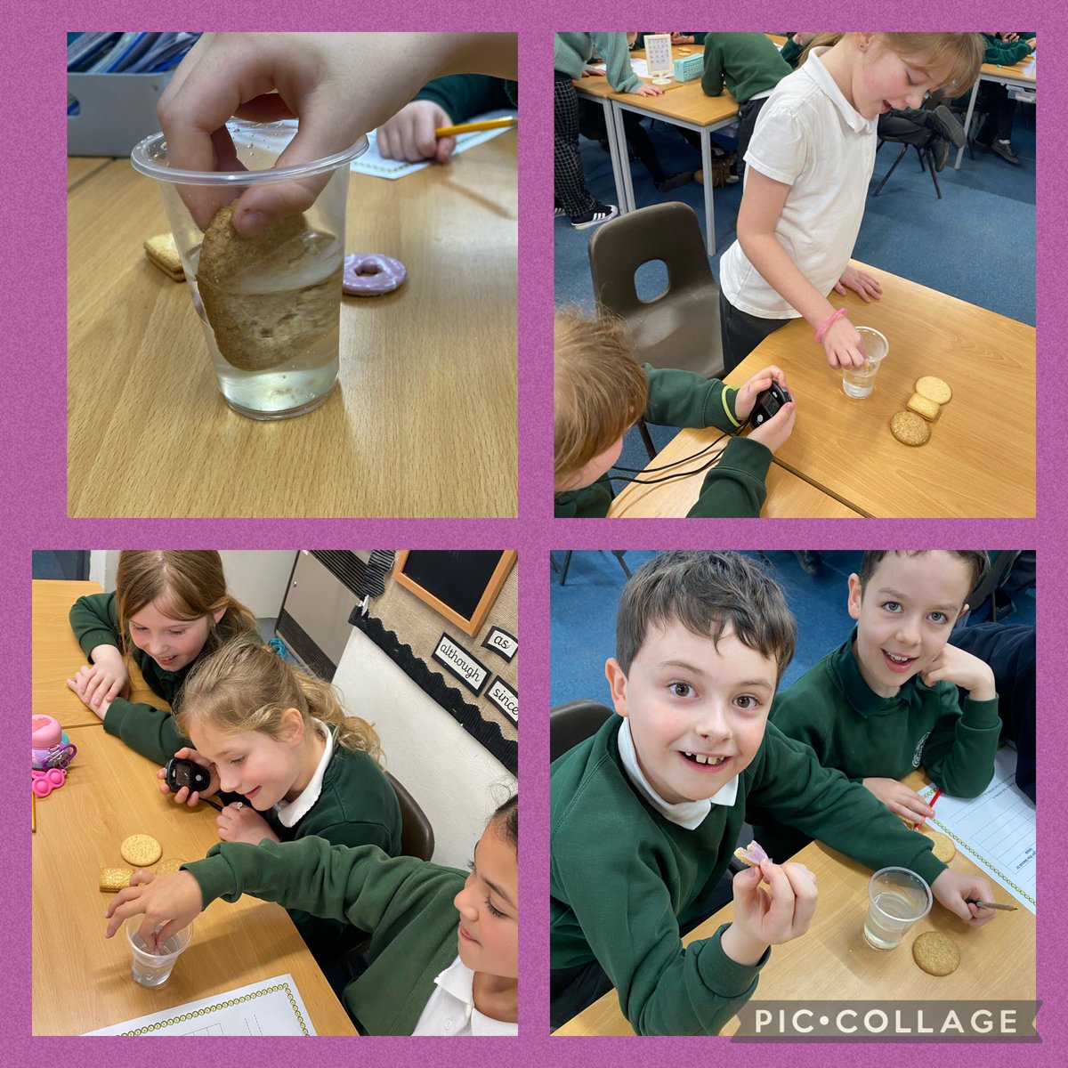 We have had such a fun day celebrating ‘British Science Week’. We did an experiment to find out which biscuit was the best dunker! We made optical illusions and had a paper aeroplane challenge! We have been super scientists and had great fun! 👨‍🔬👩‍🔬@CastleBatchPSA @mrstayloryr5