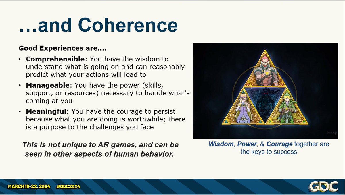 Matthew Lee (@alfheimwanderer) on Twitter photo How are the principles of good #design like aspects of the Tri-force? The answers to this and more can be found during my talk at <a href="/Official_GDC/">Game Developers Conference</a>! #GDC2024
Join me Monday morning - Moscone South Hall, Room 301! schedule.gdconf.com/session/future… How are the principles of good #design like aspects of the Tri-force? The answers to this and more can be found during my talk at <a href="/Official_GDC/">Game Developers Conference</a>! #GDC2024
Join me Monday morning - Moscone South Hall, Room 301! schedule.gdconf.com/session/future…