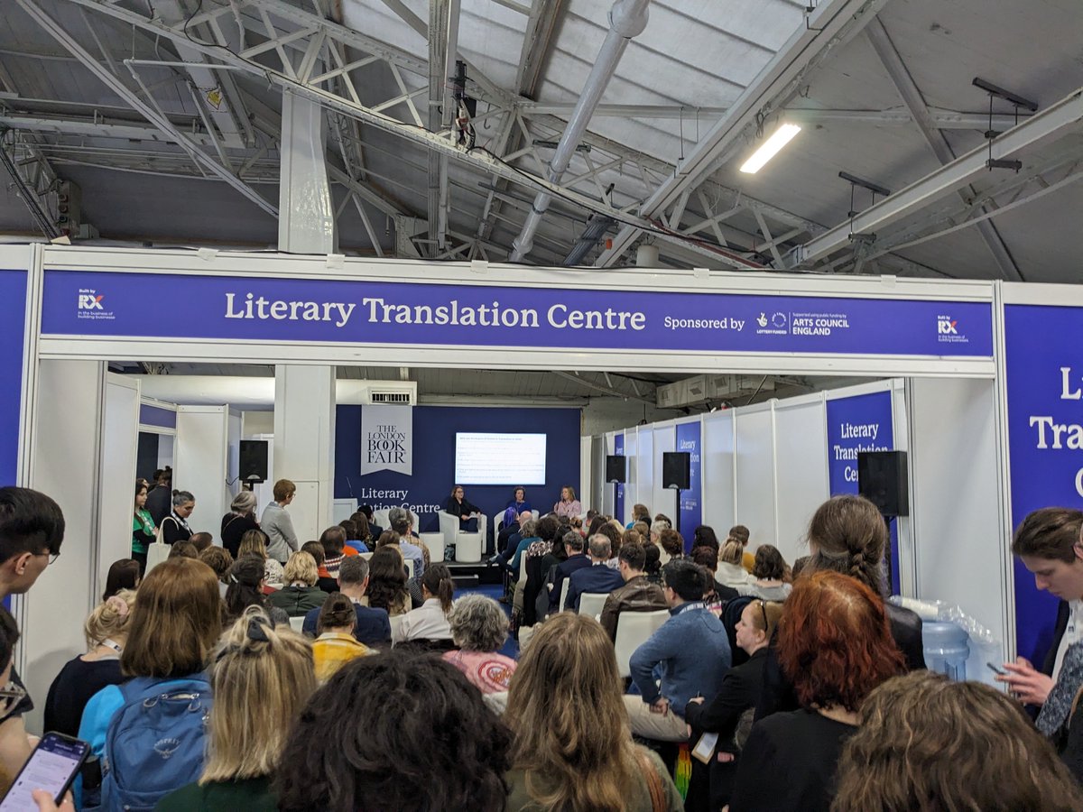 Scenes from the fair! #LBF2024 Tree of books! Standing room only at the Literary Translation Centre! Thought-provoking discussion @englishpen stage! Great to see our emerging translators cohort + many faces, new & familiar 🙂 #booklovers