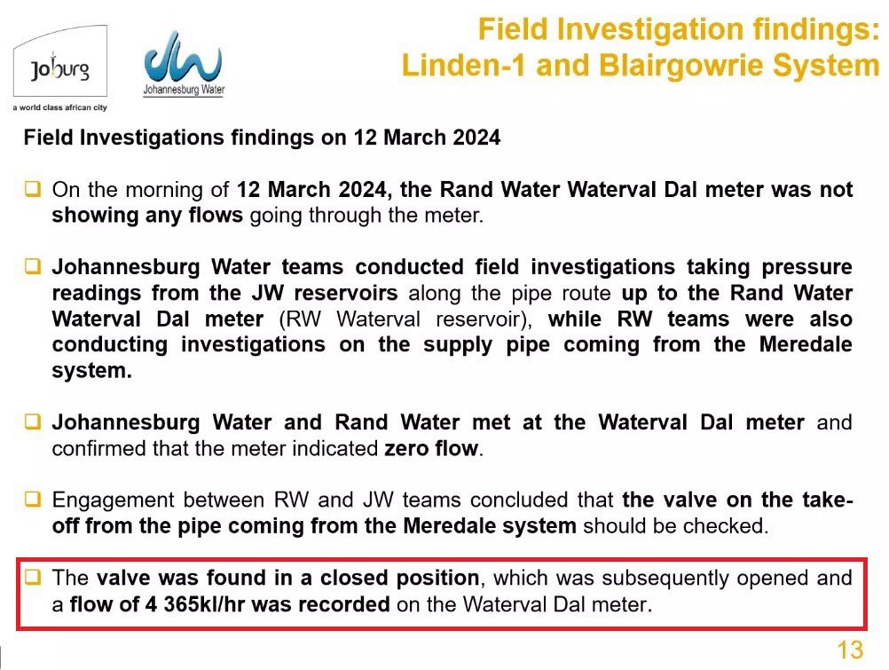 Day 10 of no water and this is the reason. 🤦🏼‍♀️ <a href="/JHBWater/">Johannesburg Water</a> <a href="/Rand_Water/">Rand Water</a> <a href="/GovernmentZA/">South African Government</a>