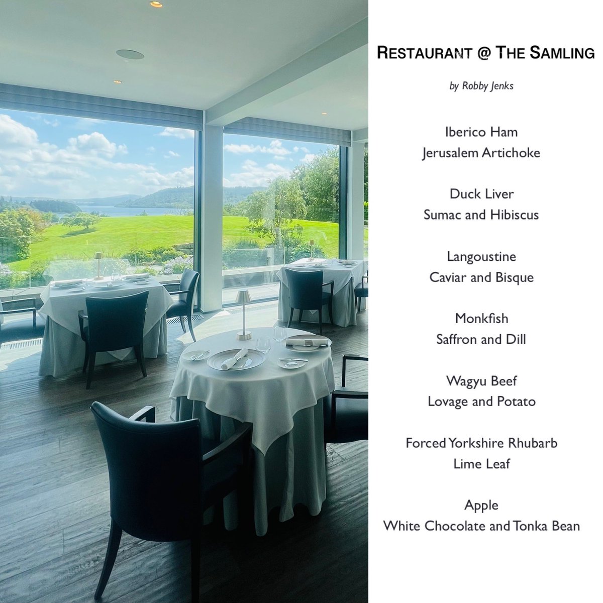 TheSamlingHotel's tweet photo. ⭐️
Michelin star dining with picturesque lake views - what more could you want 🍽️🥰
💻 Book online or 📞 Call us direct to make a reservation.
•
#michelinstarrestaurant #restaurant #restaurantwithaview #michelin #finedining #onemichelinstar #tastingmenu
📸 #mysamlingmoment https://t.co/rxOBZRmiPR