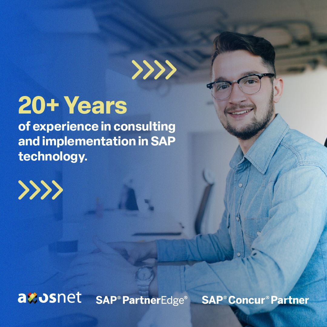 For over two decades, Axosnet has been your trusted partner in SAP technology consulting and implementation. With our wealth of experience, we're here to guide you towards seamless digital transformation. Let's elevate your business together! 

#SAP #SAPConsulting #Innovation