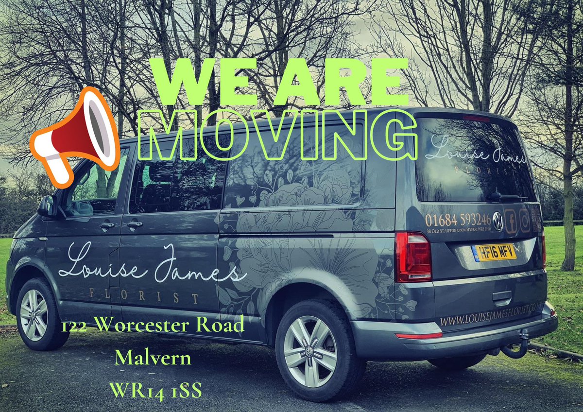 This April we are moving our shop from Upton to Malvern . 
#WorcestershireHour #malvernhillshour