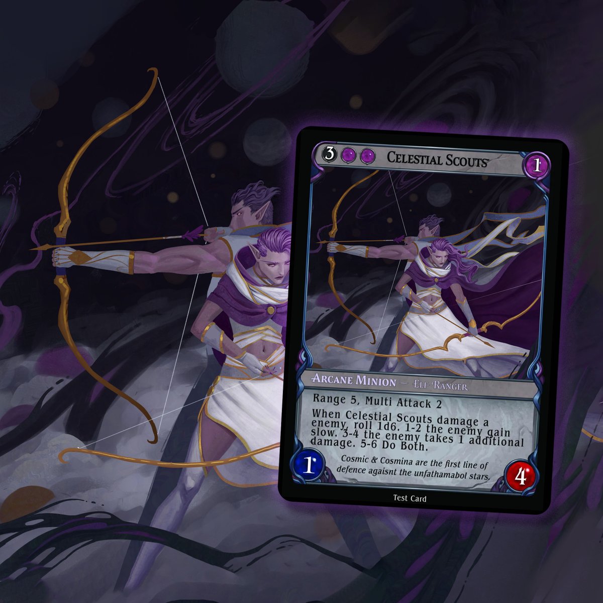 GrimpathTCG's tweet image. Come read about the latest Backer Sponsored card we're working on in our Kickstarter campaign! 

The Celestial Scouts!

kickstarter.com/projects/grimp…

Then, help us fund this brand new adventure by backing the campaign! 

We're halfway there, and so close to our funding goal!
Thank you…