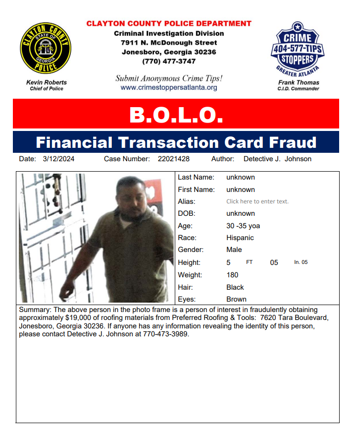 ClaytonCountyPD's tweet photo. https://t.co/QTAVjp1VpV