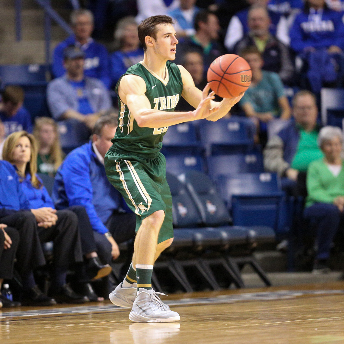 On this date in 2015, the #CAAHoops regular-season champion Tribe narrow missed rallying from a 21-point deficit in the NIT first round at Tulsa. #GoTribe