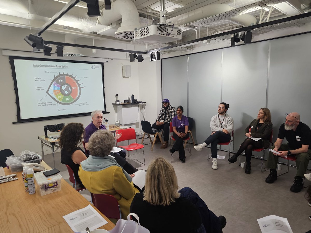 CroydonVision's tweet image. 📸 Check out snapshots from our Visual Awareness Training at UCL today! Susanette, Shalini, Daniel, and Philip shared invaluable insights. Enhance your team&apos;s visual awareness with us! Book now! #VisualAwareness Thanks to our funders @Vision_Fdn 
@TNLComFund