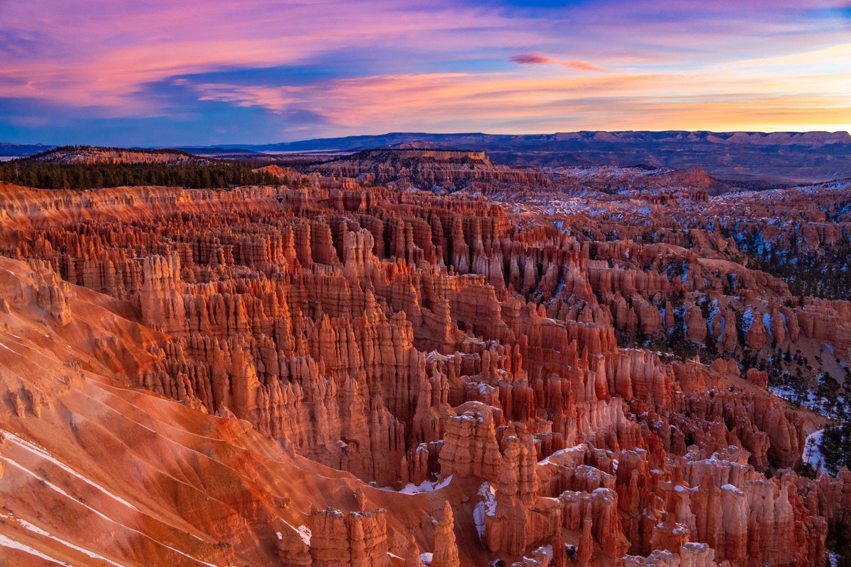 The colors and textures of @BryceCanyonNPS in Utah are magical. Water and ice have sculpted the world’s largest concentration of distinctive and mysterious rock formations known as hoodoos. Photo by Curtis DeVore