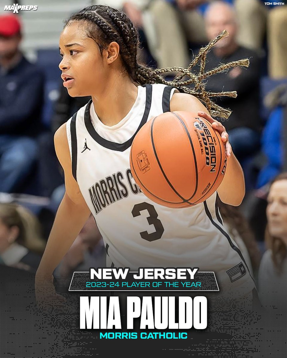 Mia Pauldo of Morris Catholic is the 2023-24 New Jersey MaxPreps High School Girls Basketball Player of the Year. 🔥🏆 ✍️: maxpreps.com/news/htnkPXUlf…