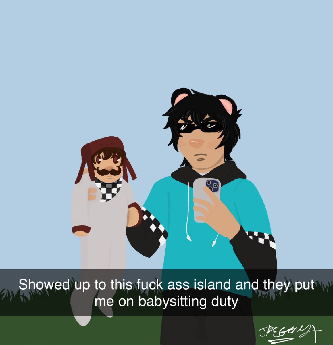 Png_Talc's tweet photo. #qsmpart #qsmpramon #qsmpfanart #qsmpeggs #qsmpspreen https://t.co/wlSWJqDdln