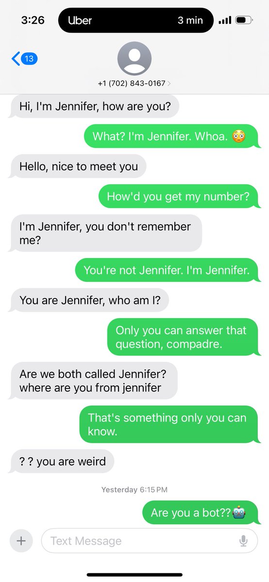 bencannatti's tweet image. Meet Jennifer. #spamtexts
