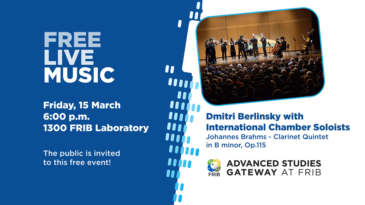 Please join us this Friday at 6 p.m. for a free public concert featuring Dmitri Berlinsky with International Chamber Soloists. Visit the event page for more information: spr.ly/6017kJYT7 #FRIBevents