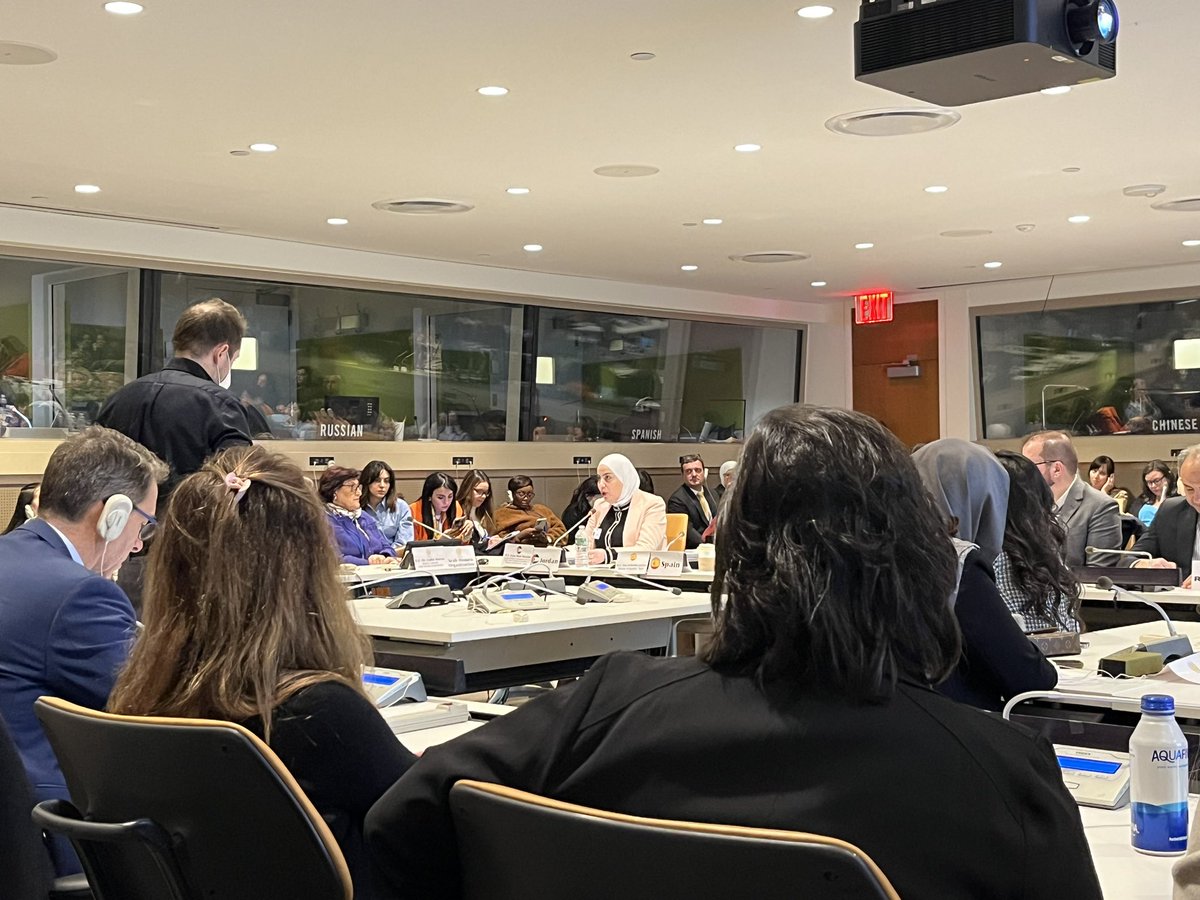 Most unexpected side event at #csw68 <a href="/SwedenUN/">SwedenUN 🇸🇪</a> <a href="/Pau_Brandberg/">Paulina Brandberg</a> Germany, Spain together with Egypt, Oman, Jordan, Morocco co-hosting an event on equal sharing of caregiving and household responsibilities. A much needed perspective of the care economy!