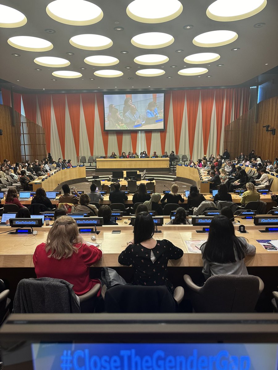 On day 2 of the #CSW68 conference, delighted to attend a discussion hosted by <a href="/UN_PGA/">Annalena Baerbock</a> &amp; <a href="/unwomenchief/">Sima Bahous</a> focused on addressing closing the gender gap in education. A very inspiring panel with international women leaders!
