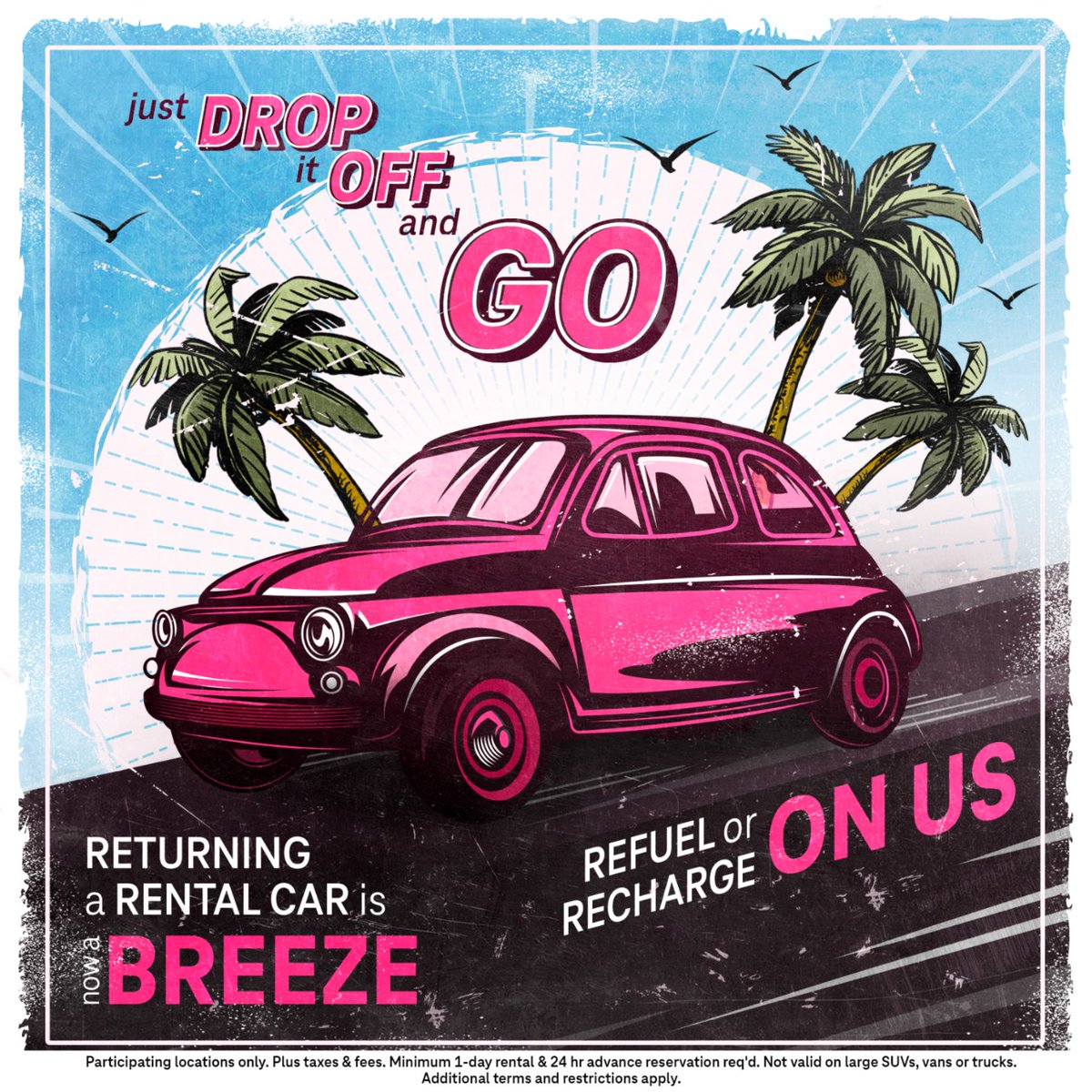 PSA to @TMobile customers renting cars for Spring Break! No need to refuel or recharge when dropping off at @DollarCars or @Hertz 👉 ms.spr.ly/6011c9OdN​ #SpringBreak #TeamMagenta