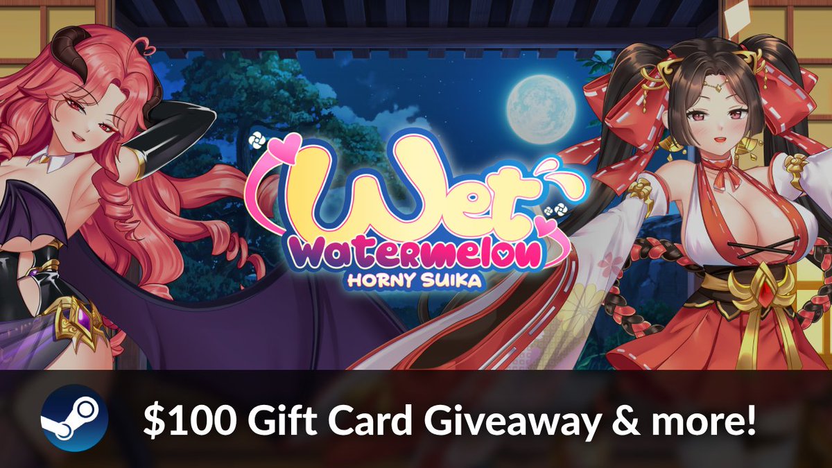 We are hosting a big giveaway with some juicy juicy prizes ($400 in Steam Giftcards and game keys) live from March 12 - April 08!

All you need to do is wishlist our game on Steam! gleam.io/i8QTp/horny-su…

#indiegame #Giveaways #Gleam #GiveawayAlert
