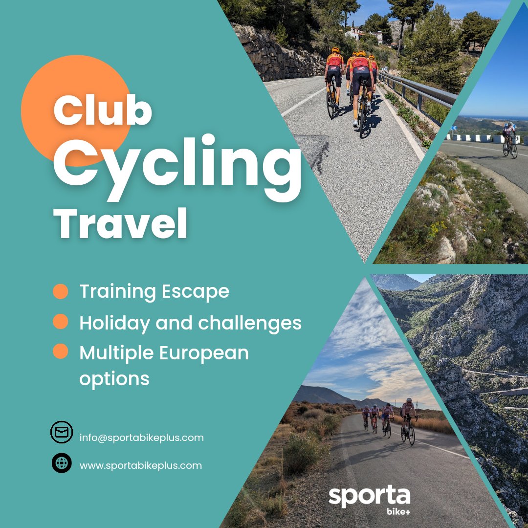 Cycling club and team travel is our speciality. As part of the @sportagroup we have expertise and experience to make your travel experience a stress free and fun one 🥰 #Plane2pedal #rideandsmile #cyclinglife #cyclingclub #cyclist #bikelife #bikeaddict #travel #touroperator