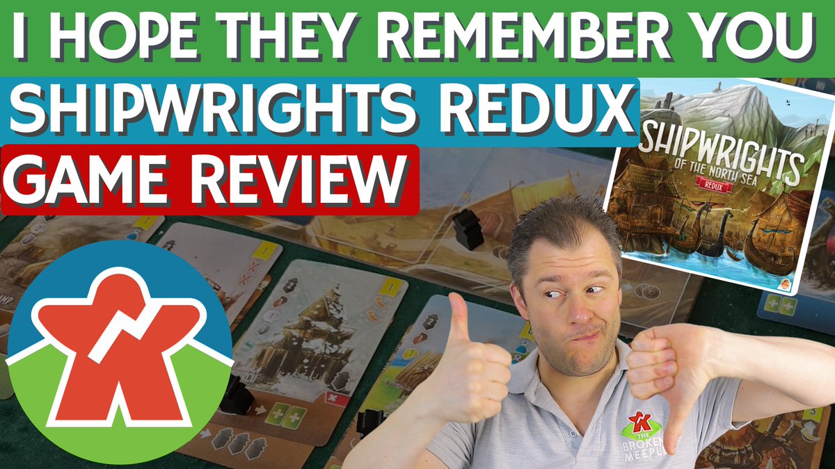 Shipwrights of the North Sea is back with a brand new version! Can we remove the stain of the original and embrace the replacement? Check out the full review!
@garphillgames 
youtu.be/4z4v1KbLcDk
#supportsmallstreamers #brokenmeeple #gamereviews