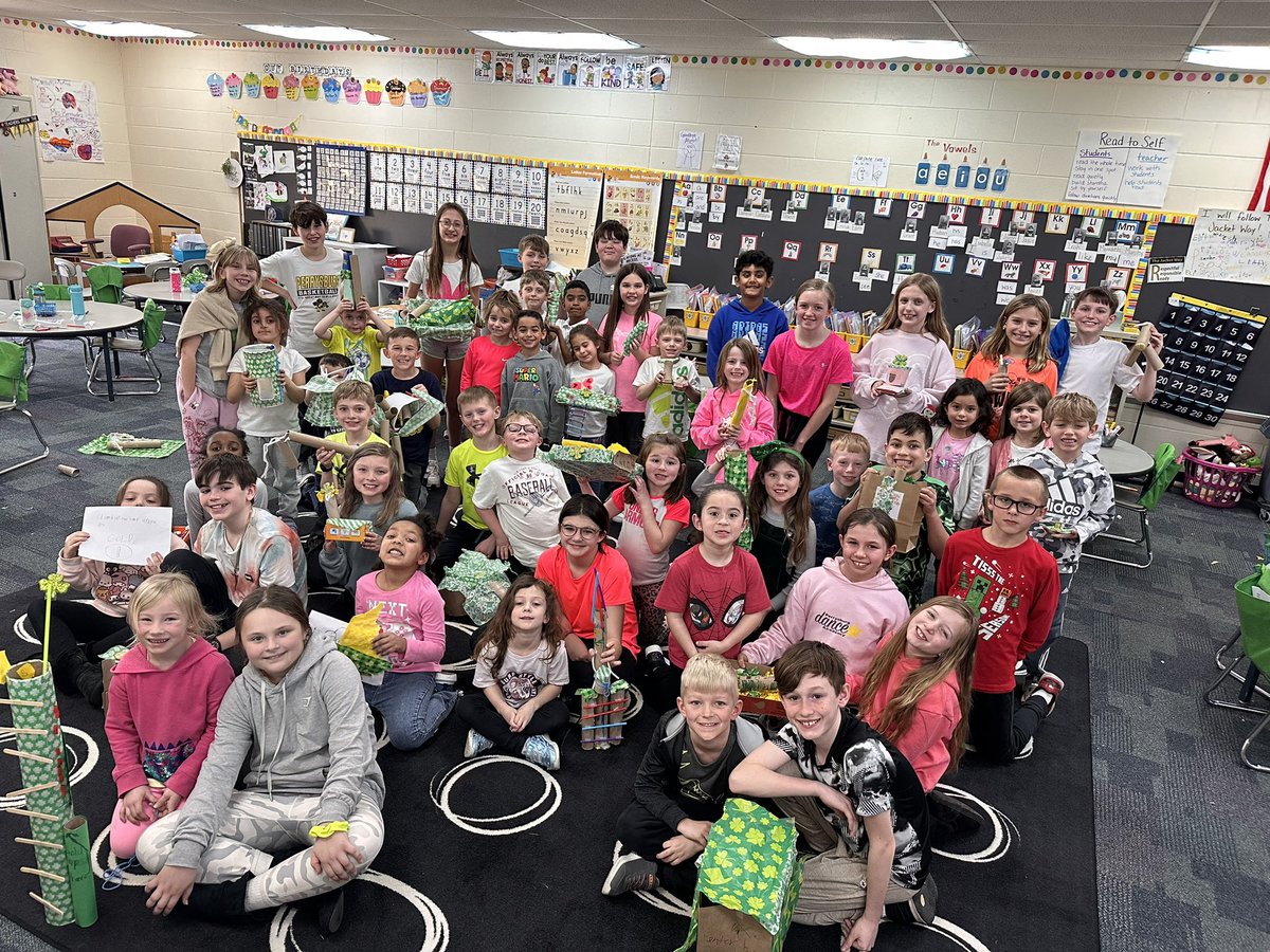 FortMeigs4's tweet photo. No leprechaun stands a chance against these traps 🍀 https://t.co/1G0VBKzPyq