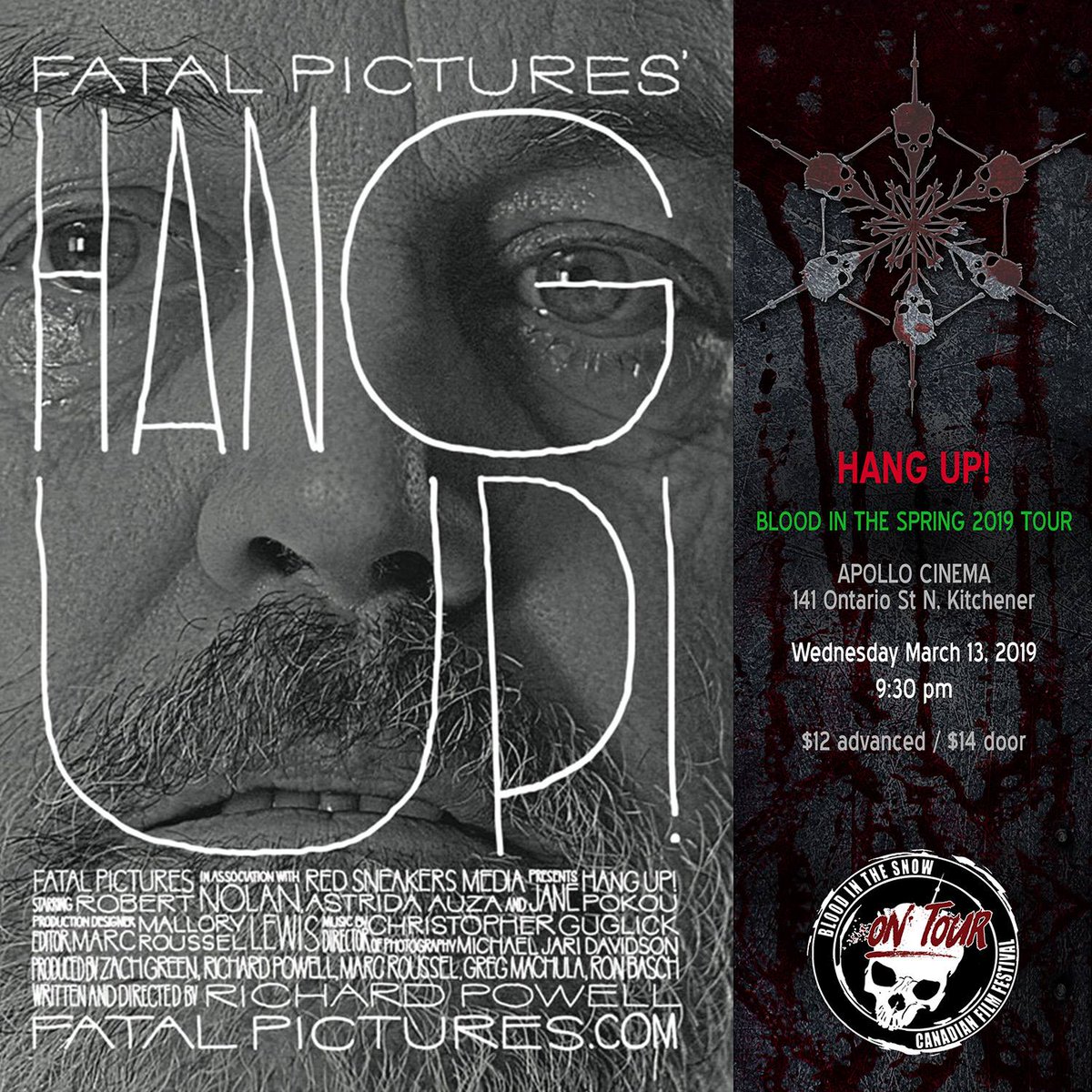 FatalPictures's tweet photo. Great memories of this phenomenal screening of #HANGUP! @BITSFILMFEST 5 years ago already! It was an absolute honour and privilege to be a part of this! https://t.co/nPpzzQH6D4