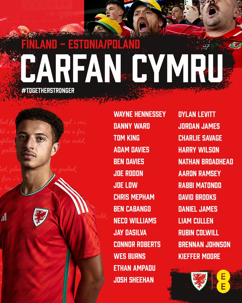CARFAN CYMRU 🏴󠁧󠁢󠁷󠁬󠁳󠁿 Our play-off path to reach the @EURO2024 finals awaits... #TogetherStronger