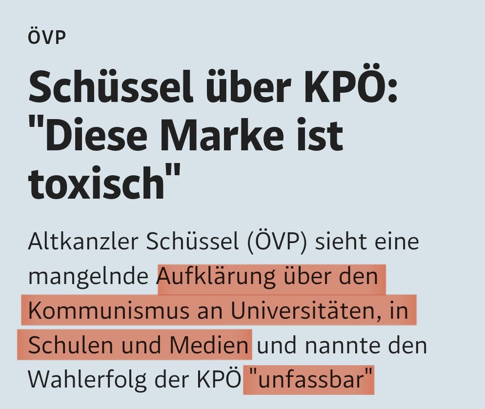 ⚡️DAS BALETT DER BANALITÄTEN⚡️

Ideologisch bin ich ja eher indifferent und was den Kommunismus betrift, eher unverdächtig, aber ich muß schon sagen, dieser Wahlsieg von #Dankl mit seiner #KPÖ hat einen gewissen Unterhaltungswert. Diese Empörung von Rechts über Konservativ bis