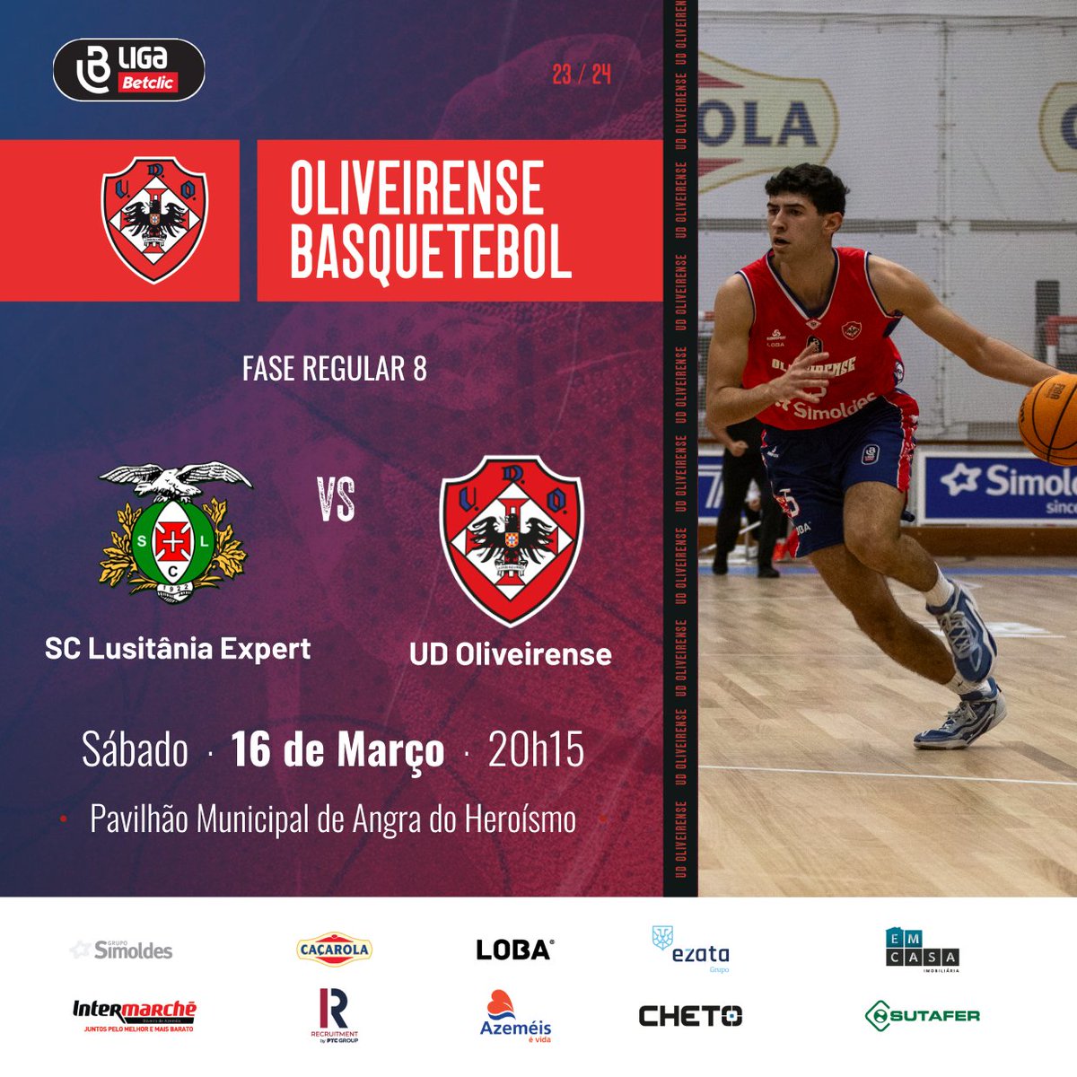 Este sábado a nossa equipa jogará fora de casa! 😁 Acompanha a transmissão na FPBtv e apoia a nossa União! ❤️💙

#UDObasket #SomosUnião