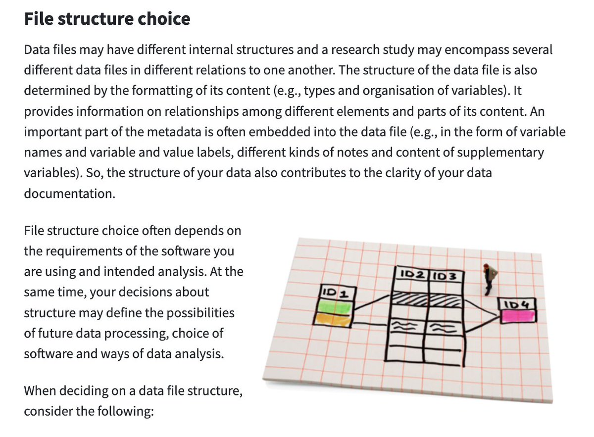 No matter if you work with #qualitative or #quantitative data, here is something for you ➡️Discover tips on file, folder and variable organisation in the data management expert guide #DMEG 🖥️Organise away! ➡️dmeg.cessda.eu/Data-Managemen… @tietoarkisto @archivCSDA @SHARE_MEA #DMMonday