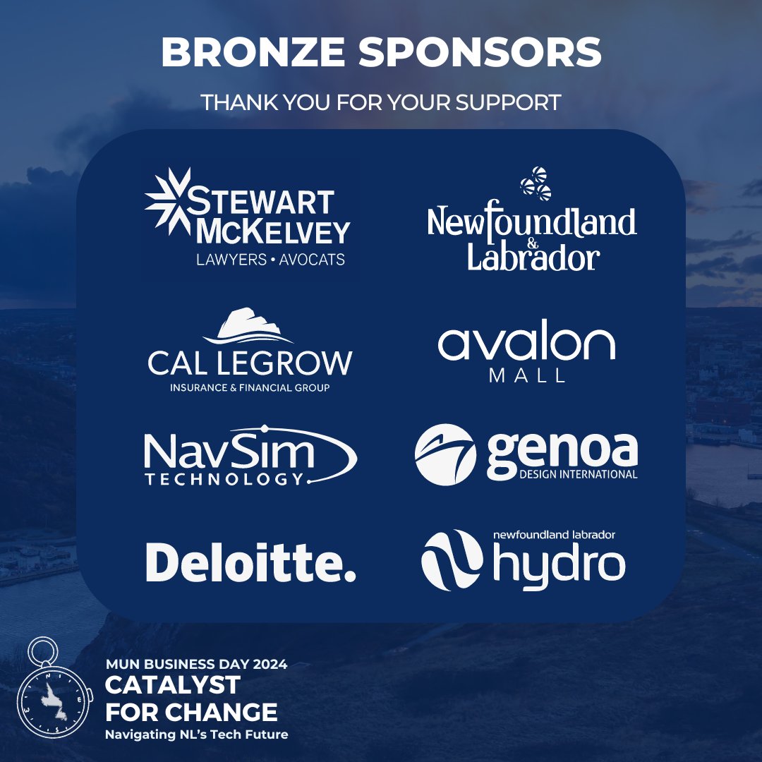 MUNbusiday's tweet photo. 🌟Check out our Bronze Sponsor's this year!🌟

Thank you all so much for your support this year, we could not have done it without you all!

#WomensHistoryMonth #BronzeSponsor #CatalysforChange #Munbusinessday https://t.co/s65CYaqQUu