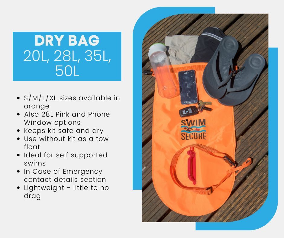 Our versatile dry bag, in sizes and colours, does it all: waterproof storage to keep your gear dry and a reliable flotation device while you swim. Safety and convenience rolled into one! Click on the link for more information buff.ly/2GIGiVn