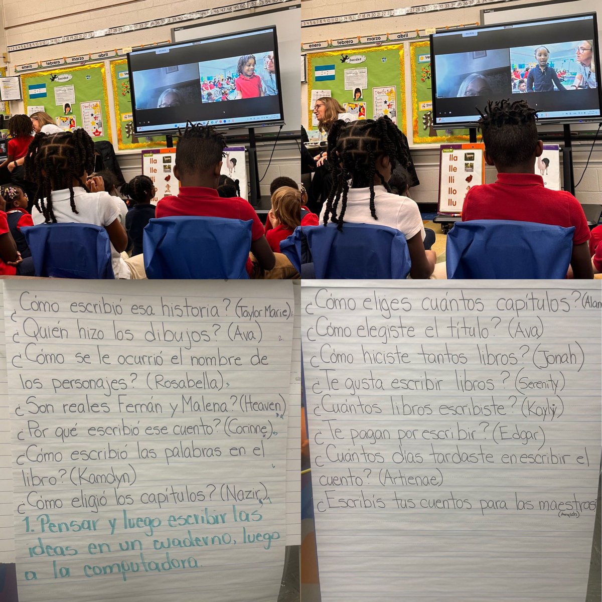 RibasSomarX's tweet photo. Hoy los pequeΓ±os escritores de kinder SI entrevistaron a la gran autora argentina Margarita MainΓ©.
Le hicieron muchas preguntas!
Fue una maravillosa e inolvidable experiencia!
Para ellos y para mΓ π
#PBL #STARwardSTEM #UnitingOurWorld @WHOwenES @ParticipateLrng https://t.co/Lpgj7Urx7j
