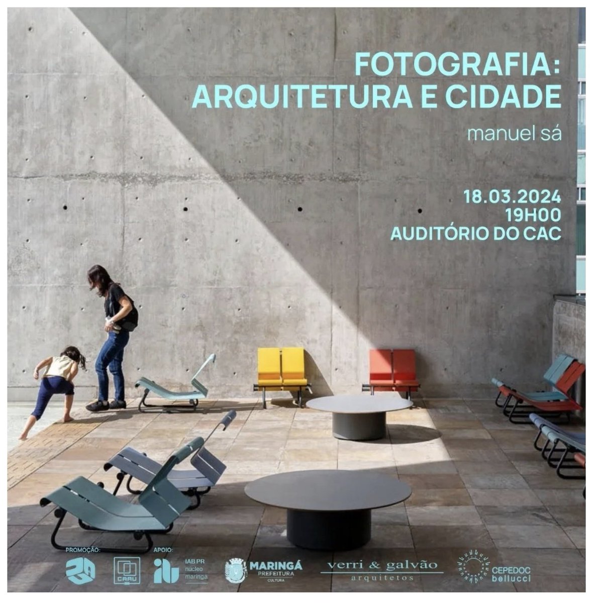 omanuelsa's tweet photo. Quem estiver em Maringá, fica o convite! 

Vou bater um papo no auditório do cac no dia 18/03/24 as 19h sobre meus 10 anos fotografando arquitetura.

Mais info no iab maringá

https://t.co/vzANGI8pCR https://t.co/SnjxuGWzSM