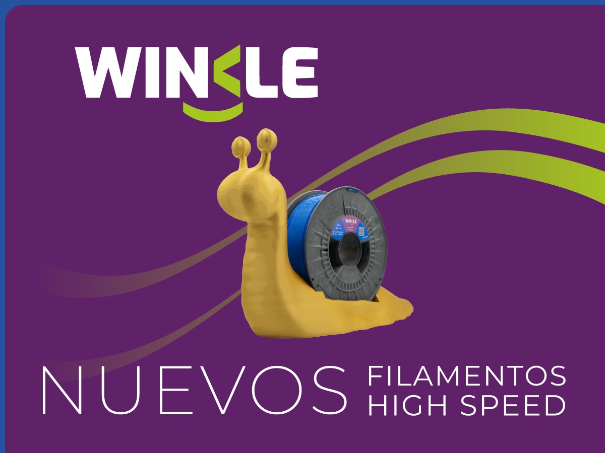 MCSI_SLU's tweet image. Winkle estrena su nueva gama de filamentos PLA High Speed de alta velocidad 🏃  en 7 colores🌈, capaz de imprimir hasta 600 mm/s.

Diseñado para maximizar la eficiencia y el rendimiento con la misma calidad de las piezas impresas.
#highspeedpla #3dprinter #winkle #impresion3d