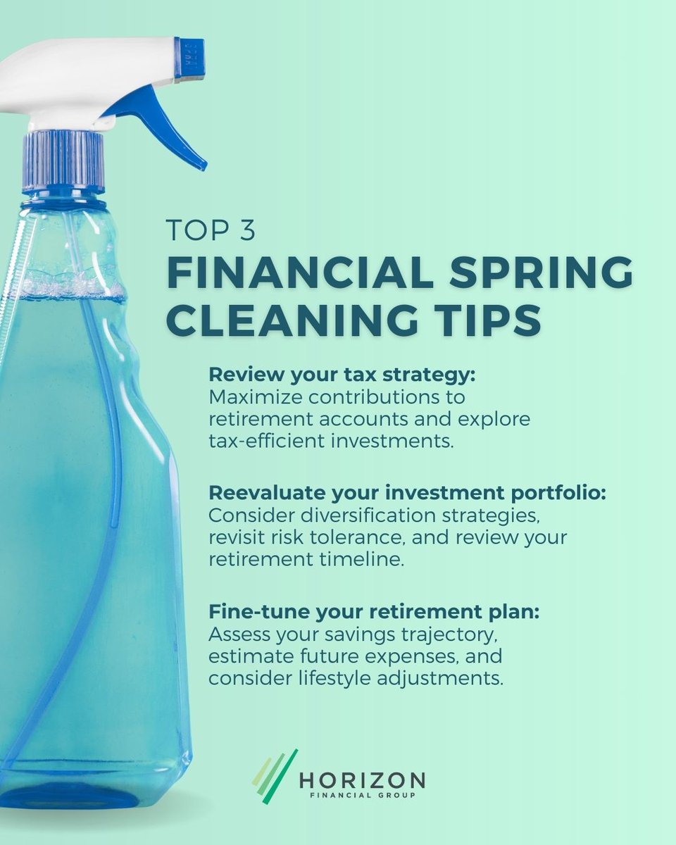 Spring cleaning isn't just for your home—it might be time to tidy up your finances!

Here are three financial spring cleaning tips you may not have considered: