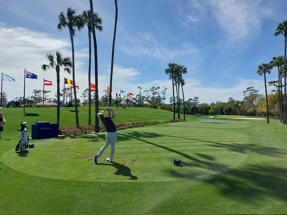 @robert1lefty out playing front nine at TPC Sawgrass this afternoon as he prepares for a second @THEPLAYERS appearance and first as a @PGATOUR card holder @ScotsmanSport